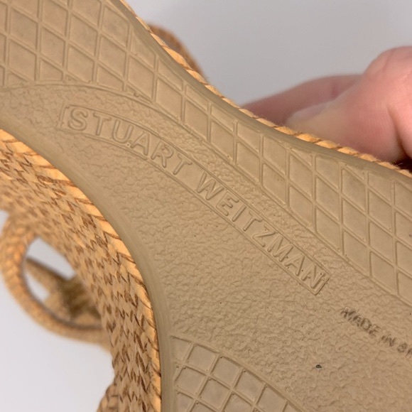 STUART WEITZMAN Reins Braided Wedge Sandal - Picture 10 of 10